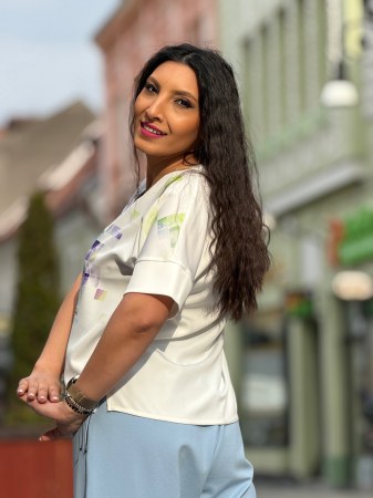 Bluza din vascoza Be Real Not Perfect [3]