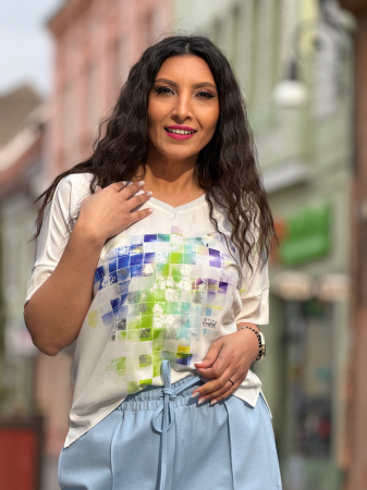 Imbracaminte de dama - Bluza din vascoza Be Real Not Perfect