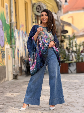 Bluza din vascoza cu imprimeu picasso [5]