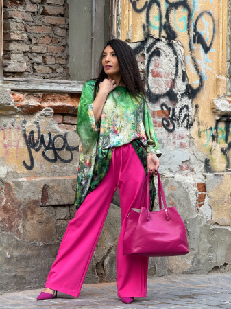 Bluza din vascoza cu imprimeu picasso [3]