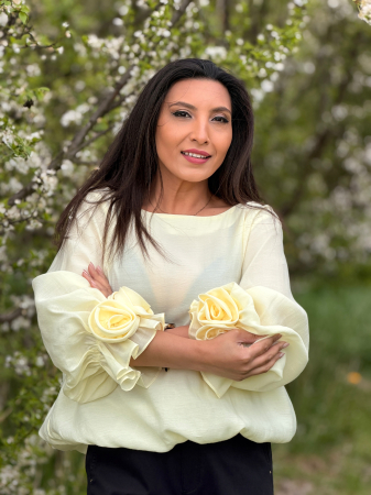 Bluza galbena cu maneci voluminoase [1]