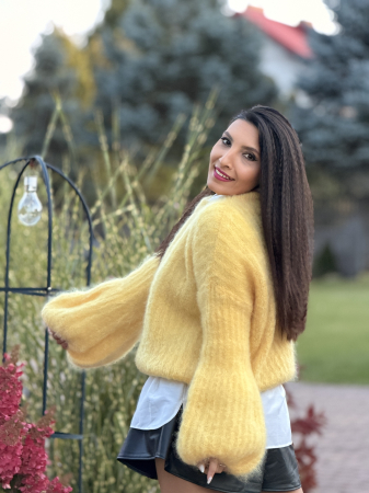 Bluza galbena din mohair [2]