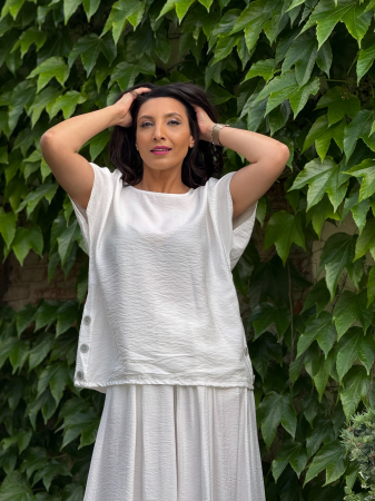 Bluza lejera cu nasturi laterali [2]