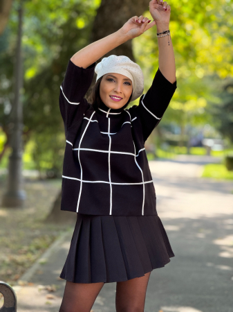 Bluza mozaic tricotata [3]