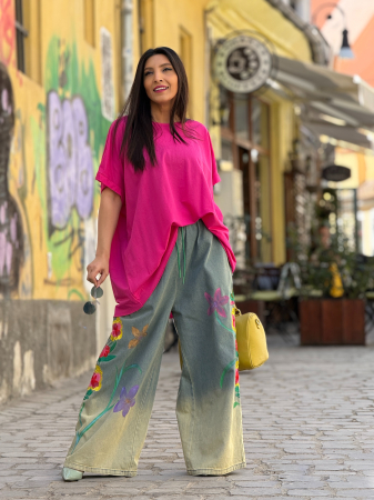 Imbracaminte de dama - Bluza roz oversiza