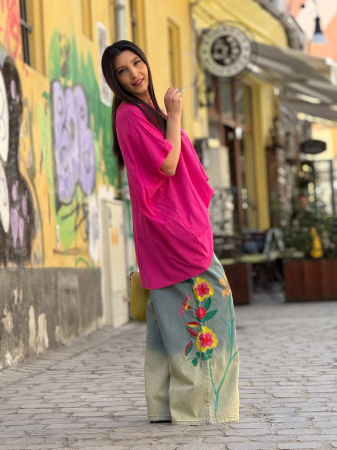 Bluza roz oversiza [5]