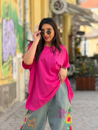 Bluza roz oversiza [1]