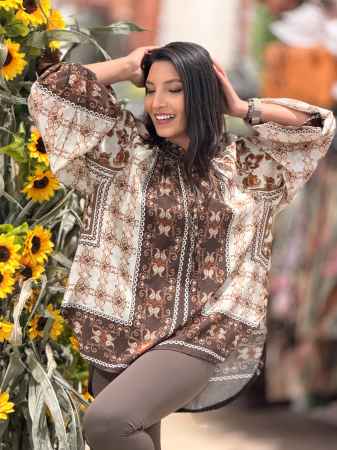 COLECTIA DE TOAMNA - Bluza Toscana maro