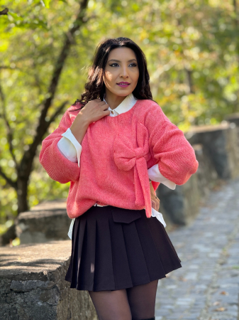 Bluza tricotata cu funda aplicata [4]
