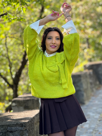 Bluza tricotata cu funda aplicata [1]