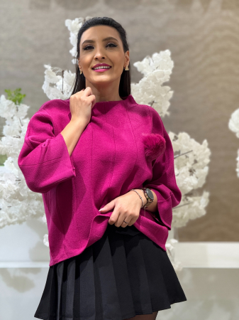 Bluza tricotata pe gat [2]