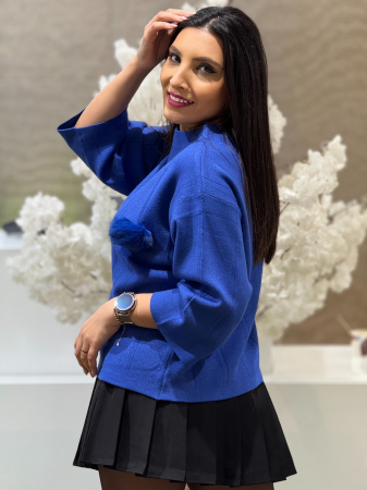 Bluza tricotata pe gat [3]