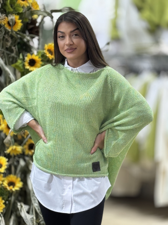 Colectia NOUA - Bluza verde asimetrica