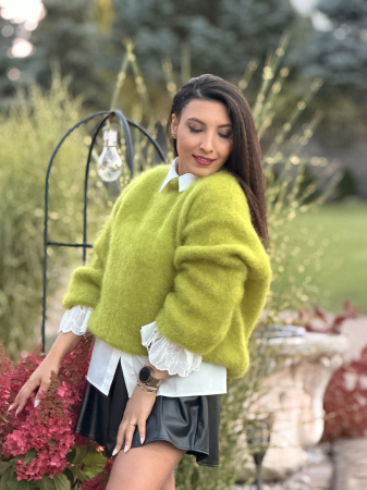 Bluza verde din mohair [1]