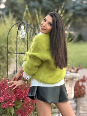 Bluza verde din mohair [3]