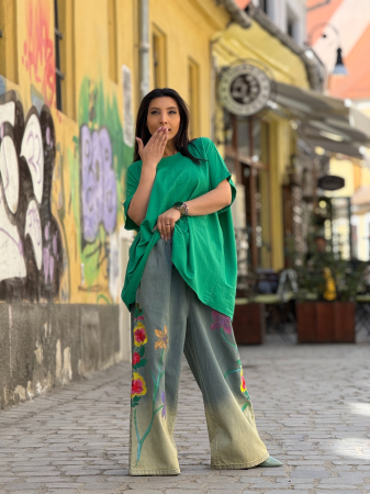 Bluza verde oversize [3]