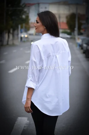 Camasa cu imprimeu colibri roz [2]