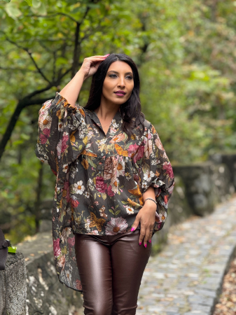 Camasa cu imprimeu flori [2]