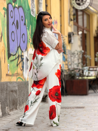 Camasa cu imprimeu maci [1]