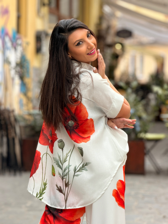 Camasa cu imprimeu maci [3]