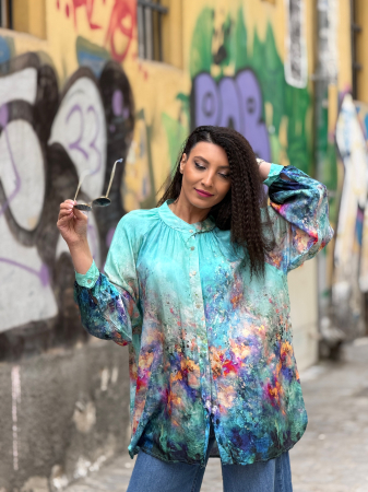 Camasa cu nasturi si impimeu picasso [4]