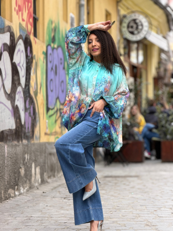 Camasa cu nasturi si impimeu picasso [1]