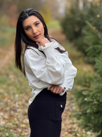 Camasa cu volane decorative si dantela [3]