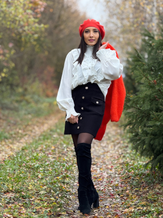 Bluze si camasi - Camasa cu volane decorative si dantela