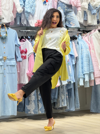 Camasa galbena cu maneca reglabila [5]