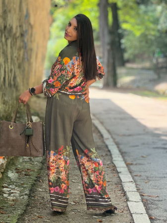 Camasa lejera cu imprimeu floral [3]