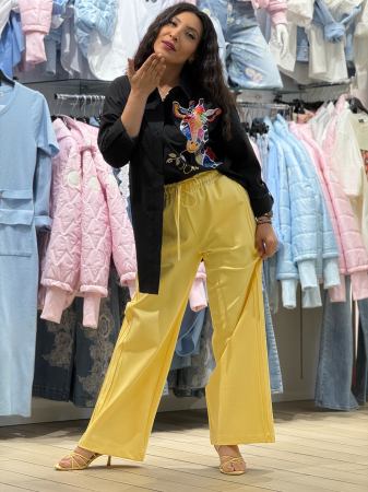 Camasa oversize cu imprimeu girafa [6]