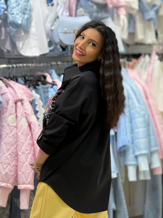 Camasa oversize cu imprimeu girafa [5]