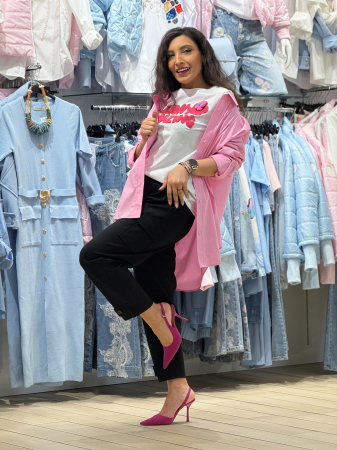 Camasa roz cu maneca reglabila [6]