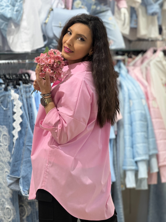 Camasa roz cu maneca reglabila [4]