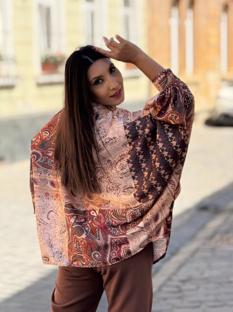 Camasa satinata cu modele geometrice [1]