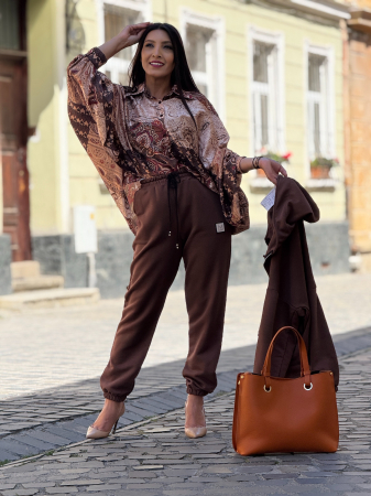 Camasa satinata cu modele geometrice [3]