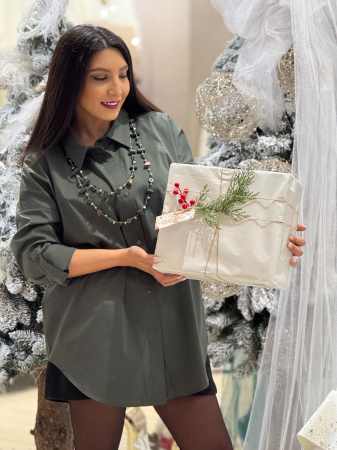 Camasa verde cu maneca reglabila [7]