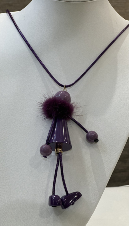 Accesorii de dama - Colier cu papusa