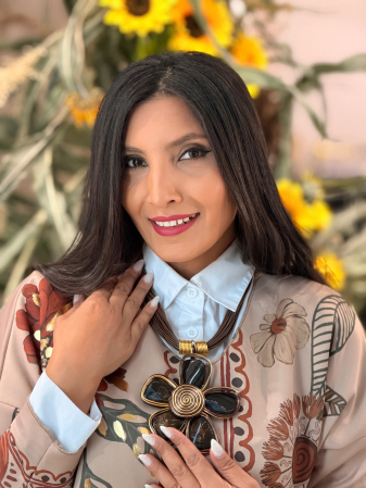 COLECTIA DE TOAMNA - Colier negru cu floare mare