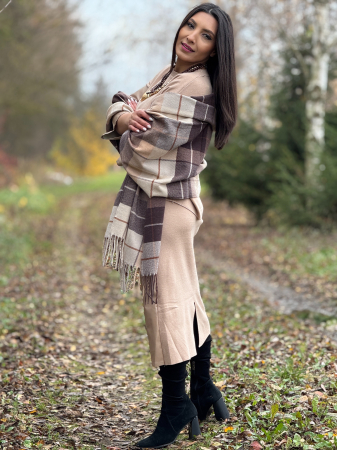 Compleu cu fusta din imitatie de piele [2]