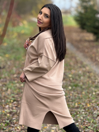 Compleu cu fusta din imitatie de piele [5]