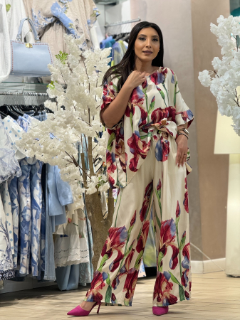 Bluza cu imprimeu floral de irisi [1]