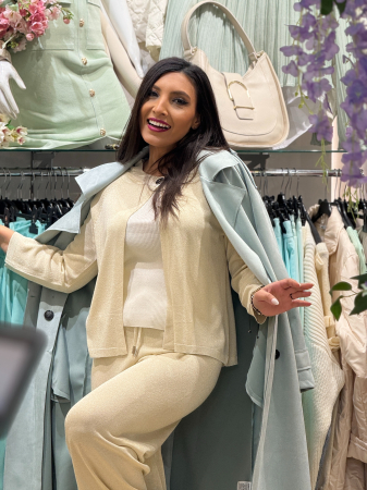 Compleu tricotat cu insertii sclipici [10]