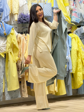 Compleu tricotat cu insertii sclipici [7]