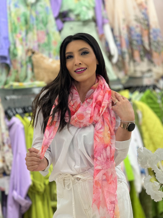 Accesorii de dama - Esarfa cu flori