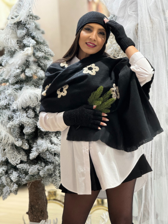 CADOURI DE CRACIUN - Esarfa cu flori