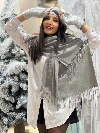 Esarfa cu imprimeu ursulet [2]