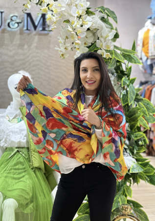 Accesorii de dama - Esarfa multicolora