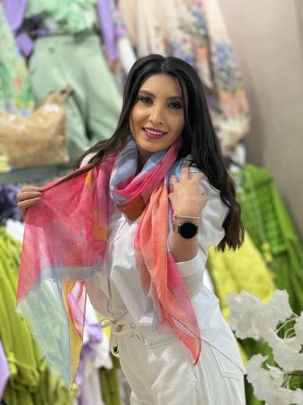 Esarfa roz curcubeu [1]