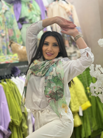 Accesorii de dama - Esarfa verde picasso